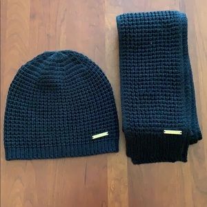 Michael Kors Scarf and Beanie Set